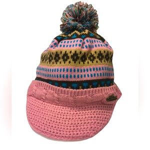 Screamer Womens Pink Billed Beanie